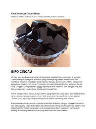 Cincau hitam 1 balok gula pasir secukupnya daun. Cara Membuat Cincau Hitam