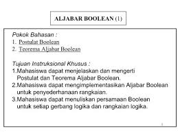 Perbandingan dengan cara aljabar blogger templates. Bab3a Aljabar Boolean1