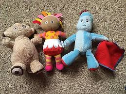 In The Night Garden Iggle Piggle Upsy Daisy Makka Pakka Super Soft Toy Beanie 6 Other Tv Character Toys Tv Characters Soft Toy Toys Soft