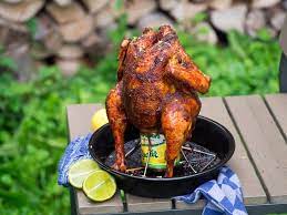 Recipe Big Green Egg October Special The Beer Can Chicken