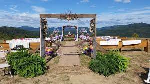 A West Virginia Wedding Wow What A View Taken At Twin Hollow Camp Grounds Campground Wedding West Virginia Wedding Camping And Hiking