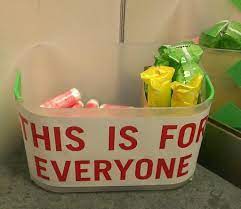 Feminine products how to organize your menstrual items. Tampon Club