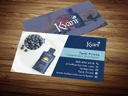 Independent distributor design kyani independent distributor business cards at this time we are only offering one design for the kyani business cards with a minimum quantity order of 1000. Kyani Business Cards Tank Prints
