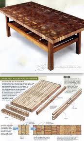 Making End Grain Table Top Woodworking Tips And Techniques Woodarchivist Com Woodworking Tips Cool Woodworking Projects Learn Woodworking