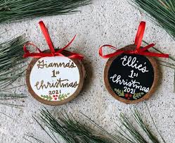 20 Best Baby S First Christmas Ornaments Personalized Christmas Ornaments For Baby Girls And Boys