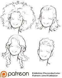 Some Curly Hair References By Nikemv In 2021 Curly Hair Drawing Drawing Reference Design Art Drawing