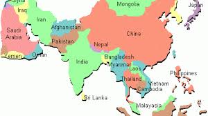 Though most of its continental borders are clearly defined, there are gray areas. Countries The Continent Of Asia Asia Maps Map Pictures