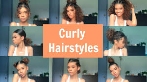 This hairstyle will make your appearance looks chic and elegant. 10 Easy Curly Hairstyles Youtube