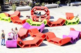 Innovative Urban Park Benches Outdoor Seating Urban Furniture Design Public Seating Parking Design