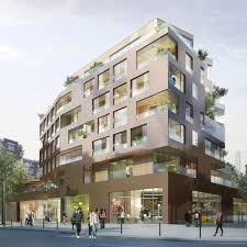 Residence De 61 Logements Pour Personnes Agees Du Yersin A Paris 13e Architecture D Hotel Logement Social Logement