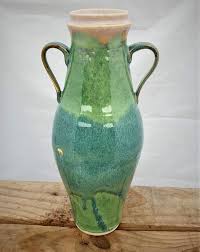 Check spelling or type a new query. Ceramic Vase Stoneware Vase Stem Vase Handled Vase Wedding Etsy Green Pottery Rustic Aesthetic Handle Vase