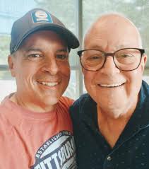 Here's me, Russ Rose, and the mighty Herschel-The Afternoon Driver- who is  going to be doing media at the Pittsburgh Vintage Grand Prix this weekend  for the new Hill climb Race! ..."Hubba