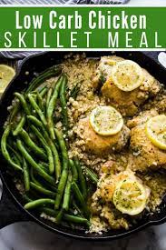 Eggs, salt, chicken, fresh dill, cauliflower rice, lemon slices and 3 more. Low Carb Chicken Skillet Recipe Easy One Pan Meal Kasey Trenum