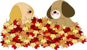 Dogs Playing In Leaves Clip Art Dogs Playing In Leaves Image Flower Drawing Dog Clip Art Clip Art