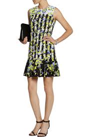 Printed Crepe Dress