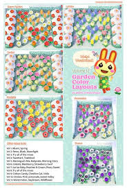Garden Color Layouts For Winter Vol 12 Ac Newhorizons In 2020 Animal Crossing Animal Crossing Game New Animal Crossing