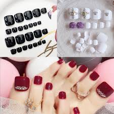 Purple is one of the most stylish colors of the year. 1 Set Of 5 Sheets Short Toe Fake Nails Acrylic Violet Purple Fake Toenails Full Cover False Toe Nail Candy Nail Art Salon Tools Wish