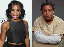 Uzo Aduba Suzanne Crazy Eyes Warren From Orange Is The New Black Cast In And Out Of Costume Orange Is The New Black Black Costume Crazy Eyes
