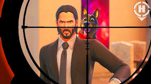 Similar to the fortnite x avengers, cosmetic items designed after the john wick movie franchise will be released during the steamy stacks challenge. Never Shoot John Wicks Dog In Fortnite A Short Film Fortnite Season 9 John Wick Skin Emote Youtube