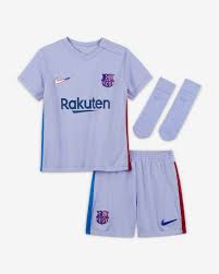 All news about the team, ticket sales, member services, supporters club services and information about barça and the club F C Barcelona 2021 22 Away Baby Amp Toddler Football Kit Nike Sa