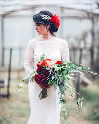 (above ) hydrangea cascading bouquet: 32 Chic Cascading Wedding Bouquets Martha Stewart