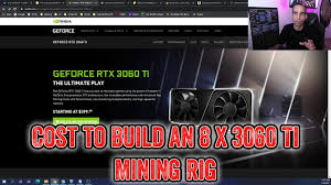 A mining rig might be dedicated to cryptocurrency mining at all. Cost To Build A Mining Rig 3060 Ti Jan 2021 Youtube