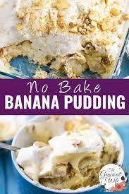 Baking the bananas makes them even sweeter and more delicious than ever. Baked Banana Custard Ice Cream No Bake Banana Cream Pudding Recipe Baked Banana No Bake Banana Pudding Banana Pudding Muharigames