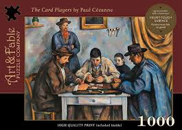 The art & fable puzzle company was forged with purpose. The Card Players Puzzle Art Fable 1000 Piezas