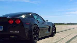 The top speed of a corvette zr1 was 205mph.on july 27th, 2009, a new top speed test was done, and a new top speed of 210mph was achieved.the corvette zr1 is expected to go faster even than that.it is electronically limited at 225mph. Video Genovation Gxe C6 Corvette Z06 Breaks Standing Mile And Top Speed Records Corvette Sales News Lifestyle