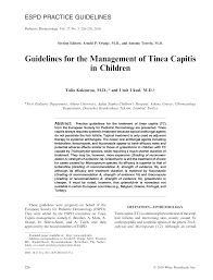 Http Www Life Worldwide Org Assets Uploads Files Guidelines For The Management Of Tinea Capitis In Children Pdf