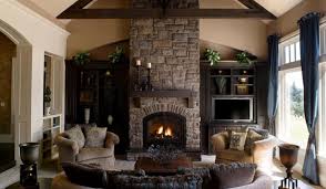 Buy products such as bodilla electric fireplace with faux stone, whiskey maple at walmart and save. Stone Fireplace Ideas With Tv Above Image Fireplace Ideas