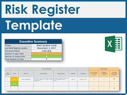 Multiple varieties of risk register template excel is available for managing multiple projects. Enterprise Risk Register Template