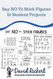 Say No To Stick Figures In Student Projects David Rickert Student Drawing Art Classroom Teaching