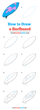 Download How To Draw A Surfboard Really Easy Drawing Tutorial Drawing Tutorial Easy Surfboard Surfboard Drawing