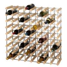 Casier 72 Bouteilles En Bois Et Metal Galvanise Castorama