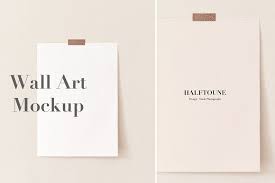 Mockup A4 A3 Paper Mockup Poster Mockup Artwork Display Art