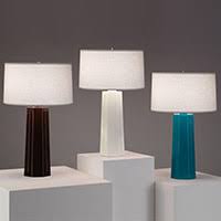 Lepower wood tripod floor lamp, mid century standing lamp, modern design studying light for living room, bedroom, study room and office, flaxen lamp shade with e26 lamp base. Table Lamps Contemporary Modern Table Lamps At Lumens