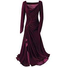 Burgundy Velvet Yule Dress Purple Velvet Dress Fashion Dresses