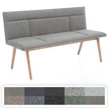 Die esszimmer und kuchenbank lasst sich je nach grosse unter den tisch schieben und sorgt ausserhalb der essenszeiten fur mehr raum. Elegante Polsterbank Aranel Mit Lehne Sitzbank 160cm 180cm Massivholz Varianten Ebay