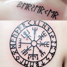 Viking Runes On Collarbone And Back Shoulder Done By Bosco Atomic Tattoos In Brandon Fl Viking Runes Collar Bone Tattoo Flash Tattoo