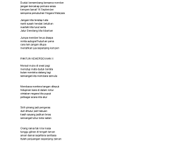 Contoh pantun pendidikan bagian 6. Sajak Hari Kemerdekaan Sekolah Rendah Malayroziq