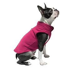 Gooby Fleece Vest Small Dog Pullover Fleece Jacket With