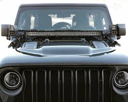 Quake Led Qbj371 A Pillar Dual Pod Single 42 Light Bar Cowl Mount For 18 20 Jeep Wrangler Jl Gladiator Jt Quadratec