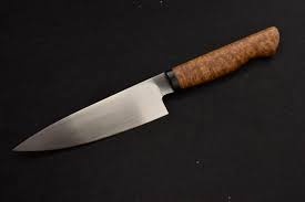 You can save time and money by simply purchasing a premade knife set. A Simple Kitchen Knife European Blade In Niolox A Very Nice Stainless Steel The Handle Is Made From Goldfield Burl Album On Imgur