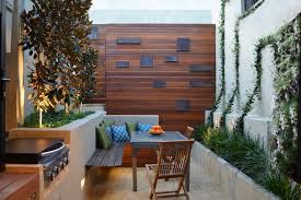 From Houzz Small Space Patio Contemporary Patio By Outhouse Design Built In Planters Feature Wal Courtyard Design Outdoor Patio Designs Small Patio Design