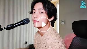 Bts' v hosted a surprise mukbang and music v live broadcast for army. V Live Taetae Fm 6 13