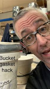 Bucket seals for FREE! Yes, that’s right people- my second favorite 4  letter word- FREE! I use old bike inner tubes to create a pretty good seal  between a bucket and lid that are not fitting ...