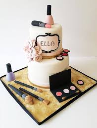 Glamorous Birthday Cake For 30 Year Old Woman 16 30th Birthday Party Ideas For The Beauty Obsessed Make Up Cake Girl Cakes Party Cakes