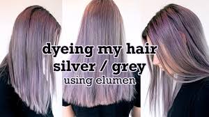 Remember that shipping will take a while, so plan accordingly. Dyeing My Hair Silver Grey Using Elumen Youtube