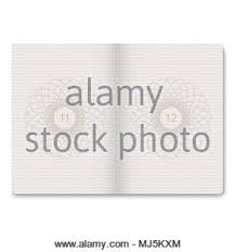 Wear colors that contrast with the background. Realistic Passport Blank Pages For Stamps Empty Passport With Watermark Stock Vector Image Art Alamy